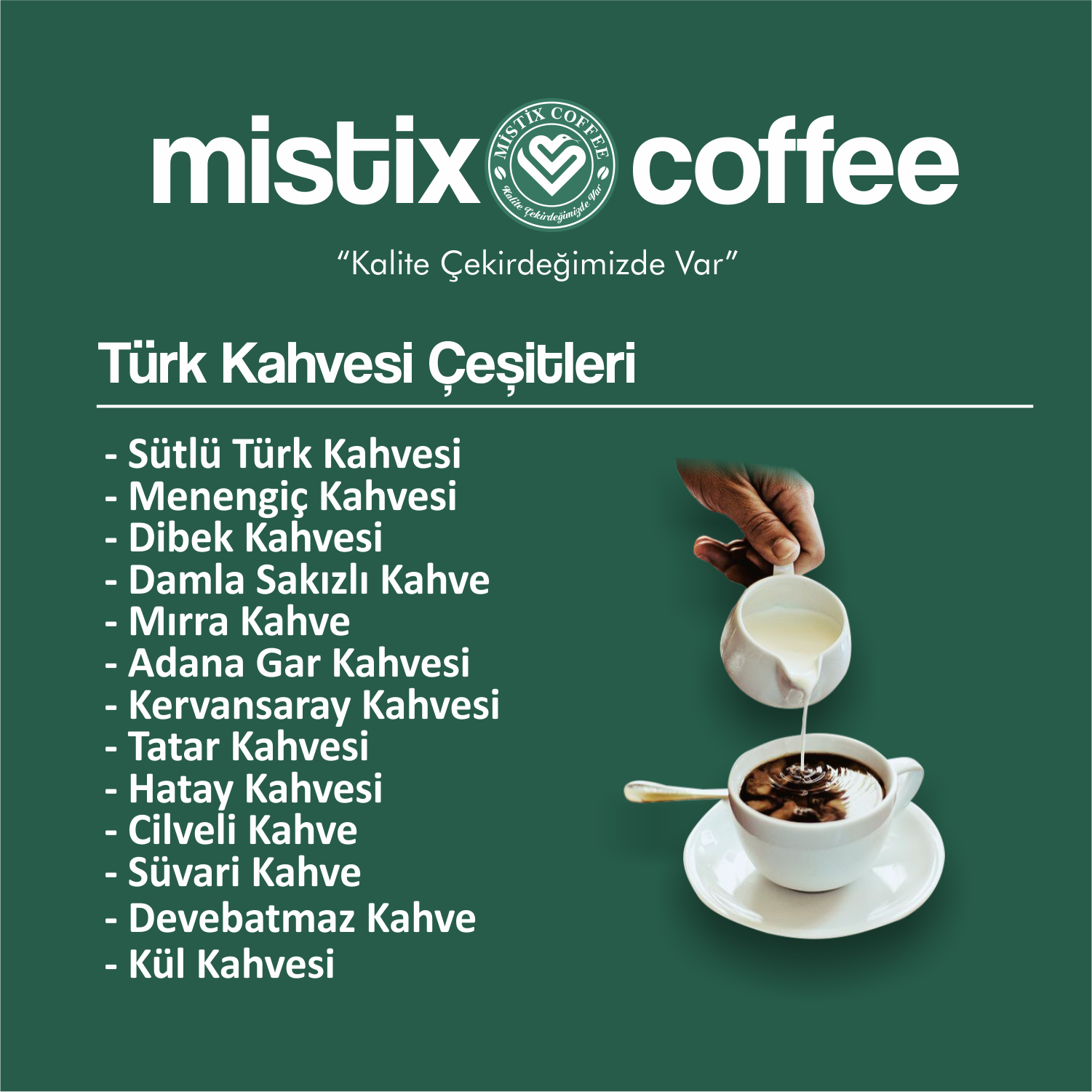 Mistik Türk Kahvesi Çeşitleri | Mistix Coffee